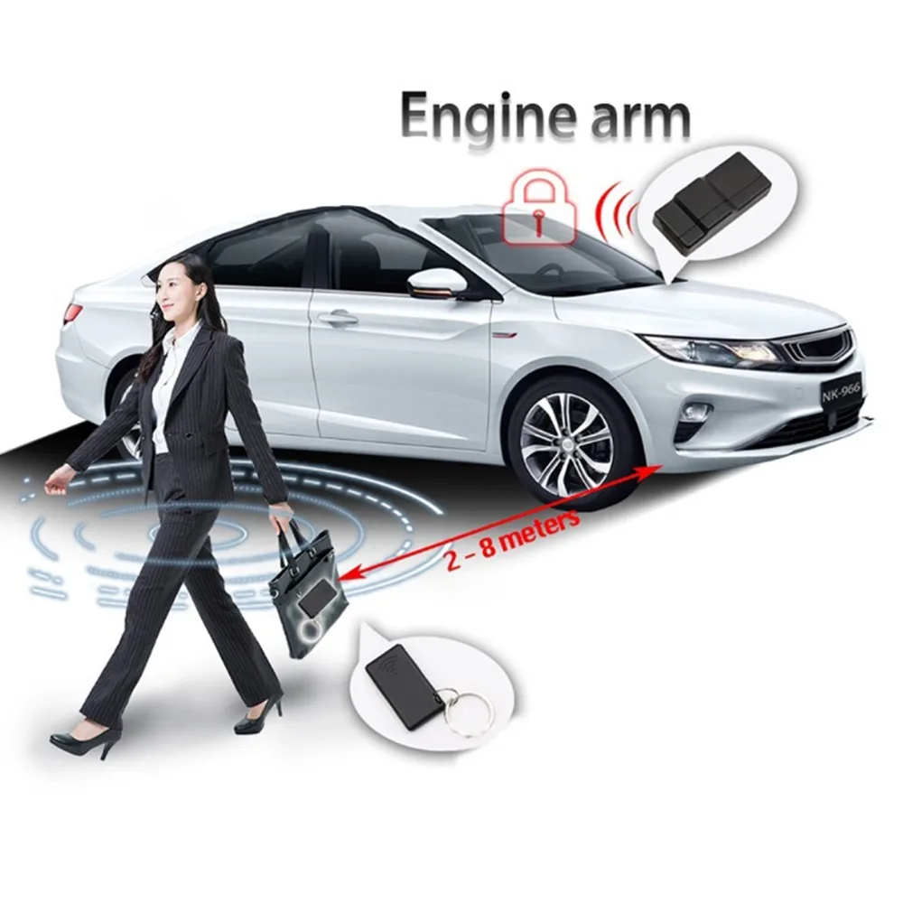 24GRFIDWirelessMotorLockSystemAntiHackingCarAlarmSystem