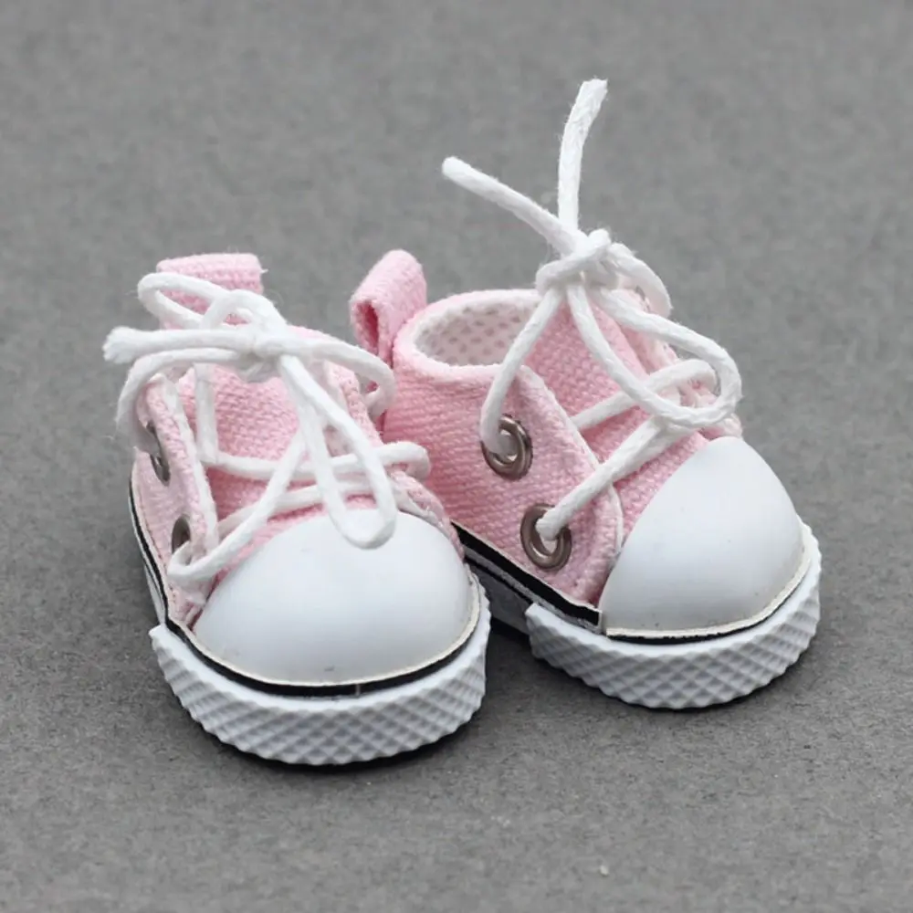 New 3.5*2cm 17cm Shoes Multiple Styles Hand-made Canvas Shoes DIY Accessories Dolls Shoes for