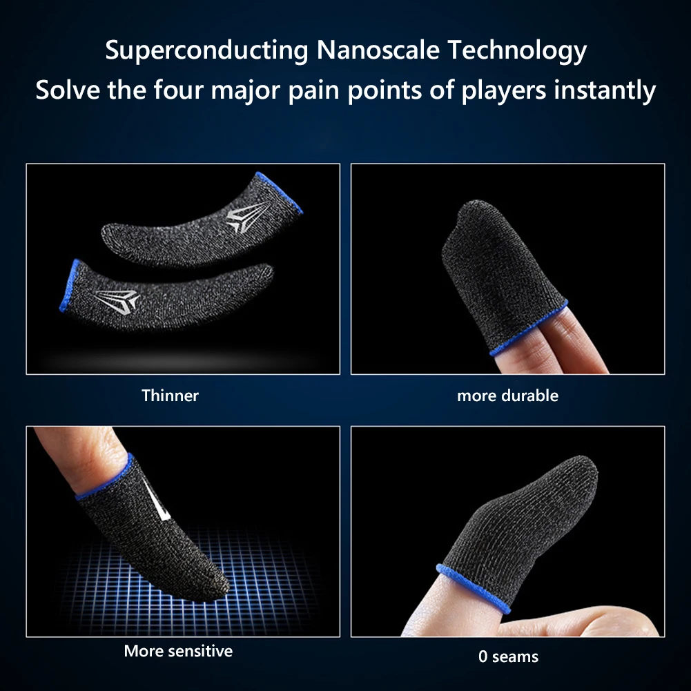 Finger Cots Breathable Finger Sleeve Cover finger protector finger guard for PUBG Mobile Games