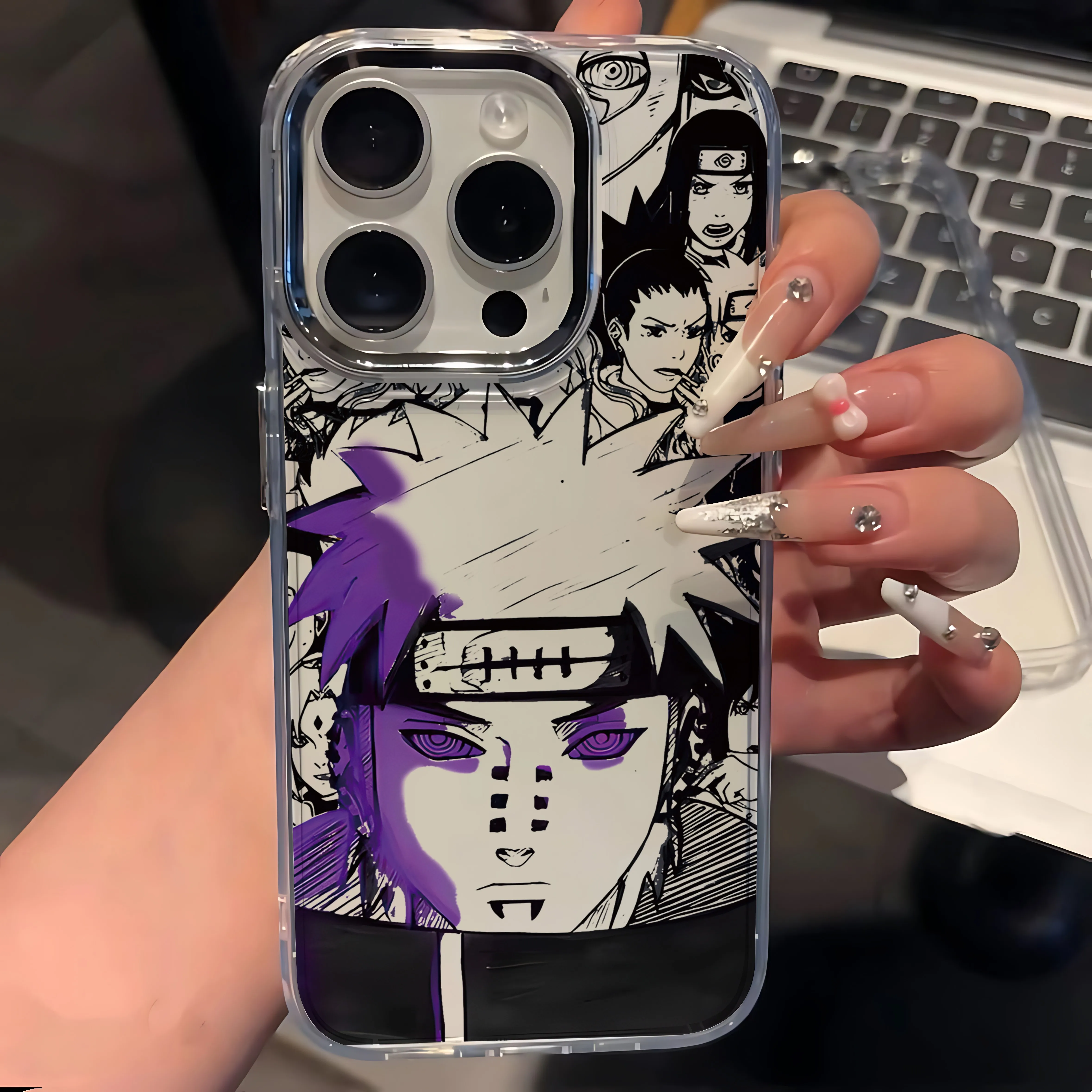 Vibrant Anime Naruto-Themed Soft Phone Case