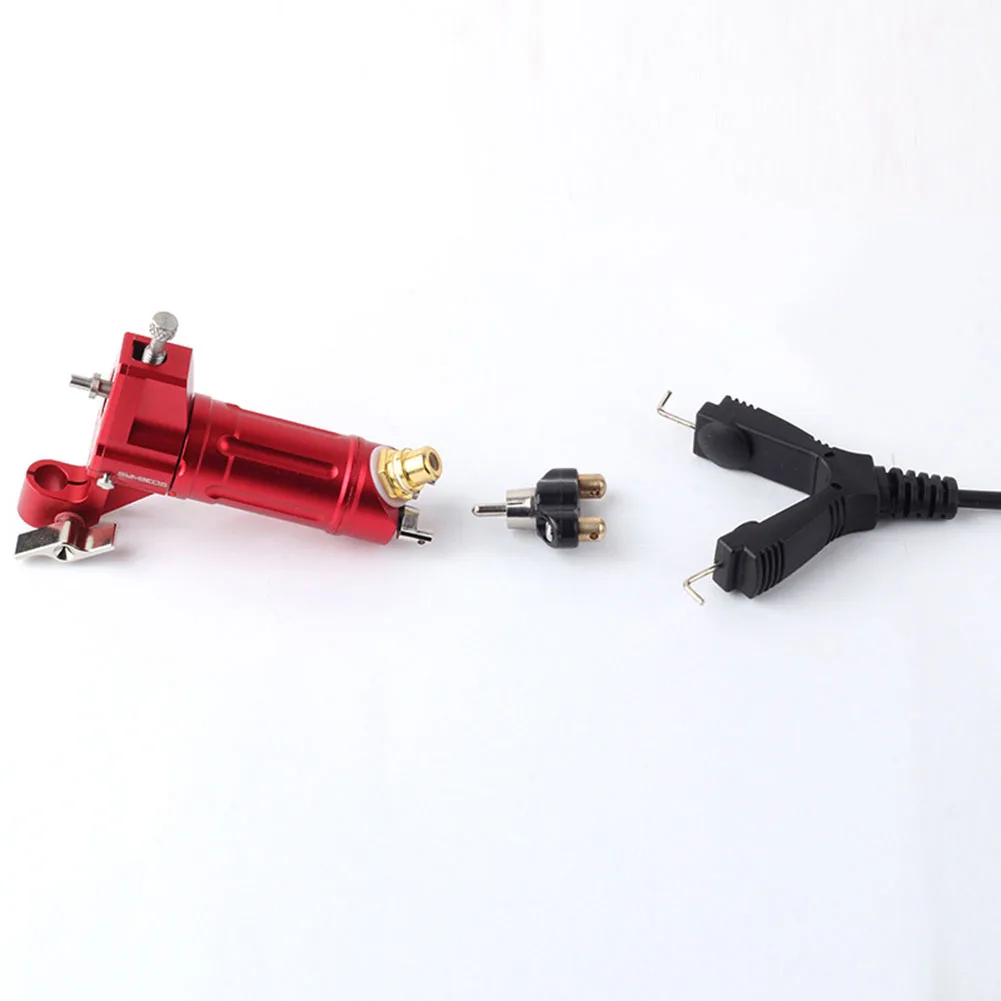 Professional Alloy Tattoo Gun Machine Power Supply RCA Conversion Head Tattoo Clip Cord Cable Converter Accessory tattoo power supply tattoo cord connector