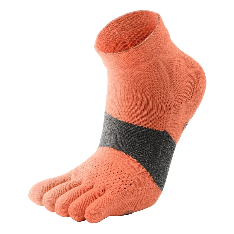 

High Quality Antibacterial Breathable non-slip functional Sport Running five-finger socks