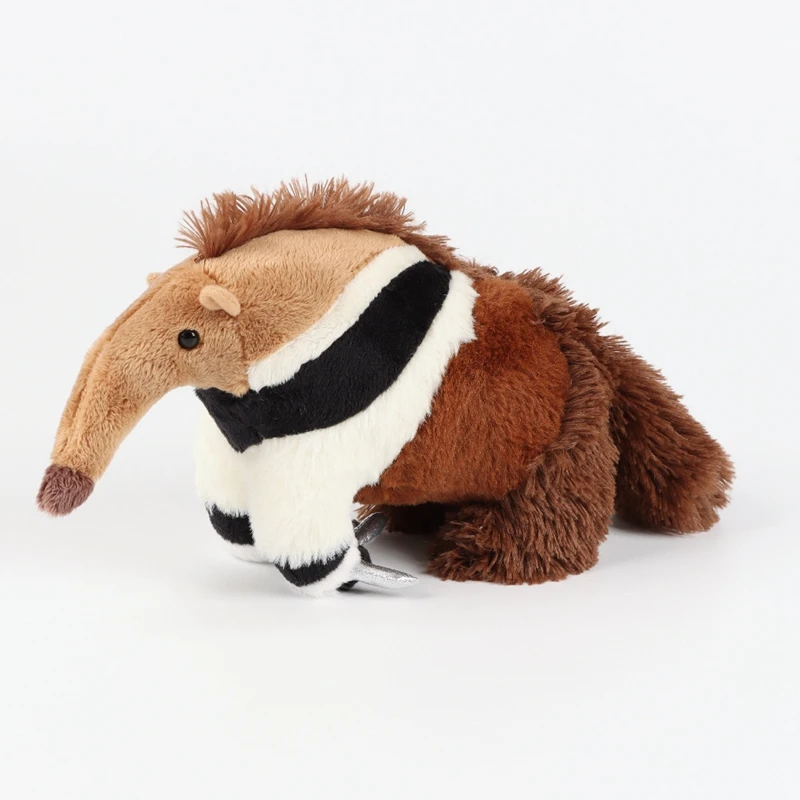 

Мягкое Животное Anteater, Реалистичная плюшевая кукла Anteater, спящий друг, Пушистый Плюшевый подарок для взрослых и детей