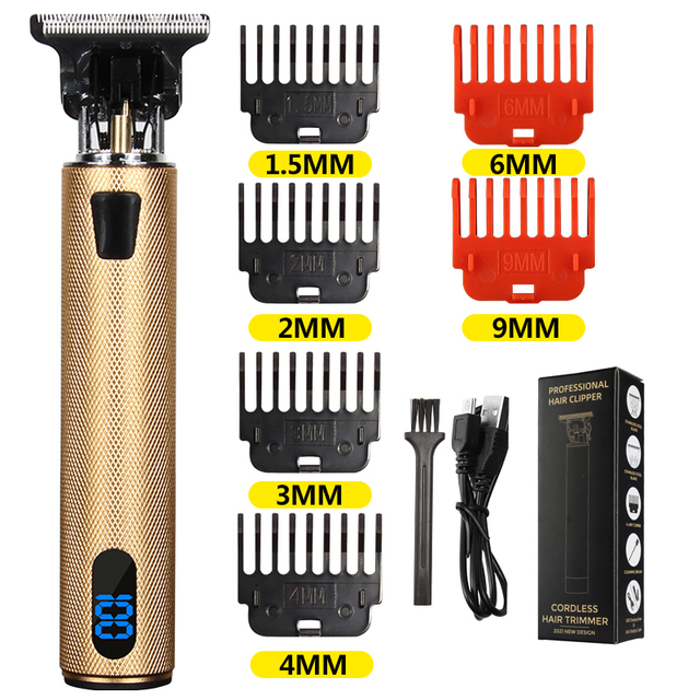 USB Electric Hair Cutting Professional Beard Trimmer Machine Rechargeable New Hair Clipper Man Shaver Trimmer For Men Barber