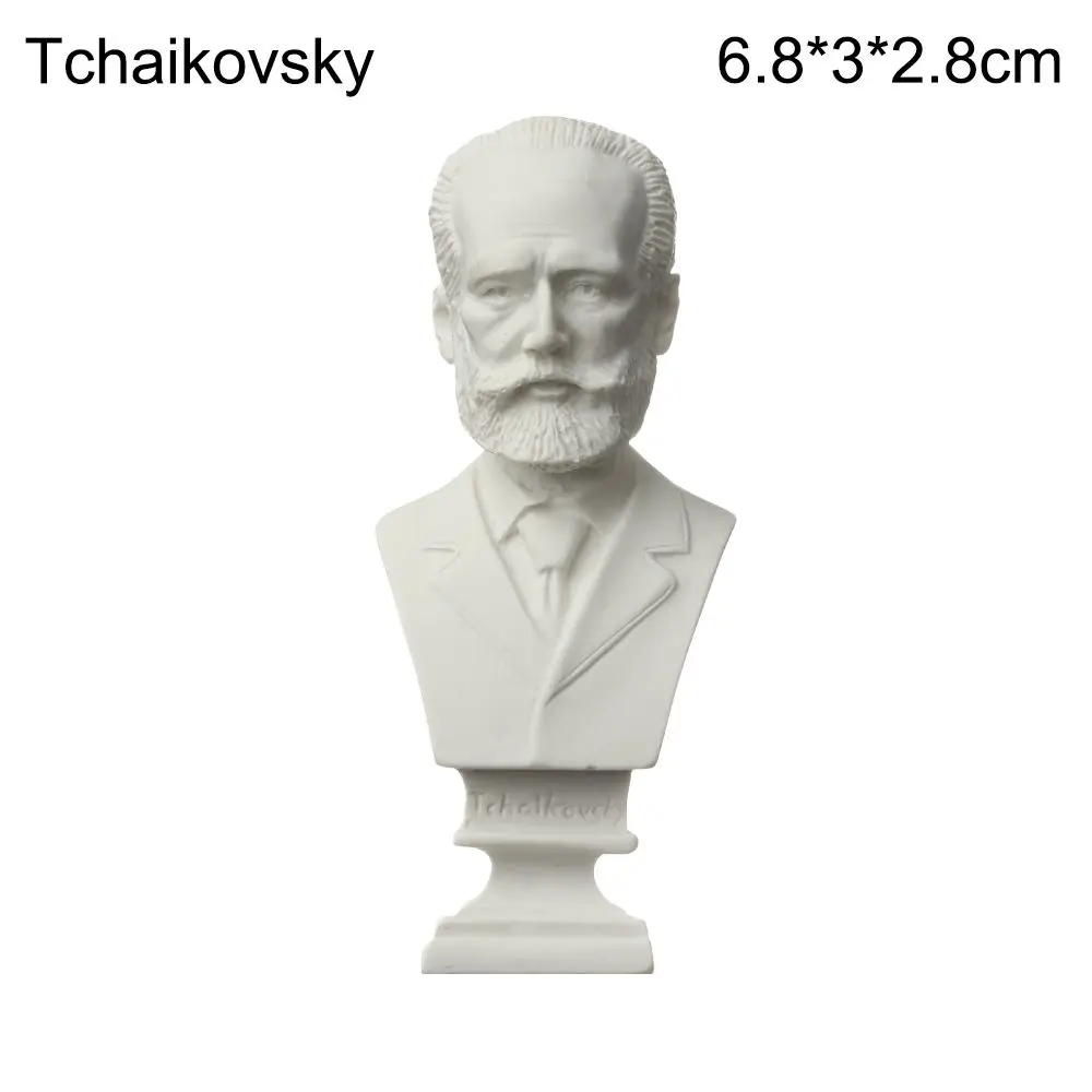 Mini Greek Mythology Celebrity Bust Sculpture - Decorative Gypsum Figurine for Drawing and Home Decor
