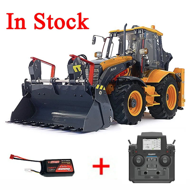AoueBL71 1/14 Remote Control Backhoe Loader Model RTR Painted Construction Machinery Hydraulic