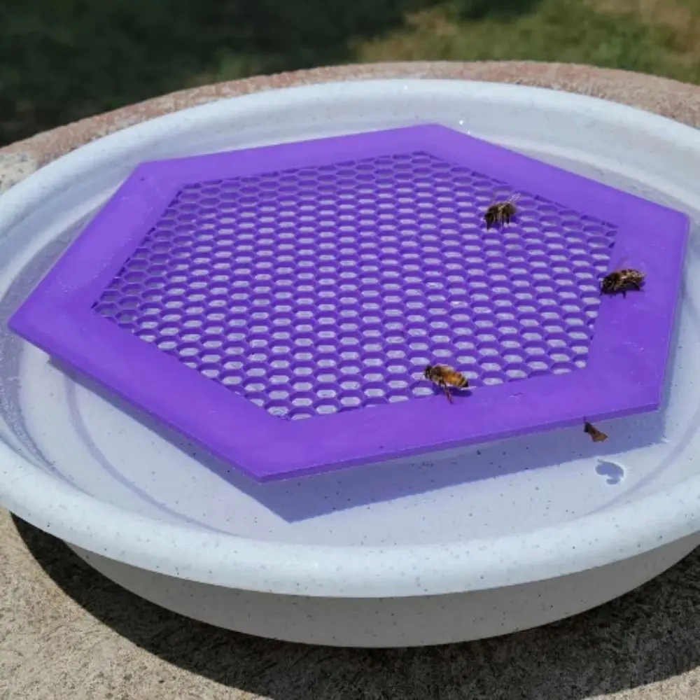3D Printed Floating Bee Island Bee Water Catcher Cups and Butterfly Water Stations for Garden