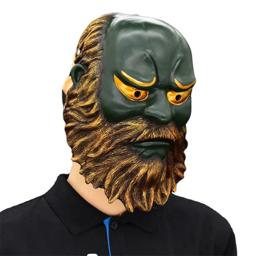 Geister-Gesichtsmaske für Rollenspiele, Halloween-Partymaske, Premium-Harz – Detail 5