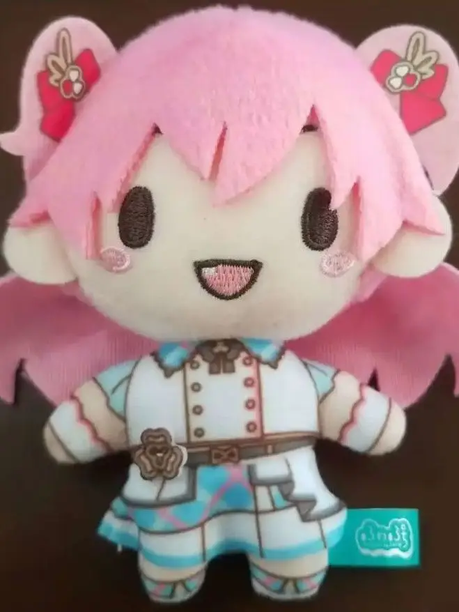 Project Sekai Momoi Airi Cosplay Anime Plush 10CM Cute Stuffed Body Plushie Cartoon Pendant Knapsack Ornament Birthday Gifts