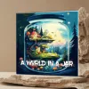 World in a Jar: Adult Picture Book Featuring Miniature Dreams-capes for Imaginative Coloring 6