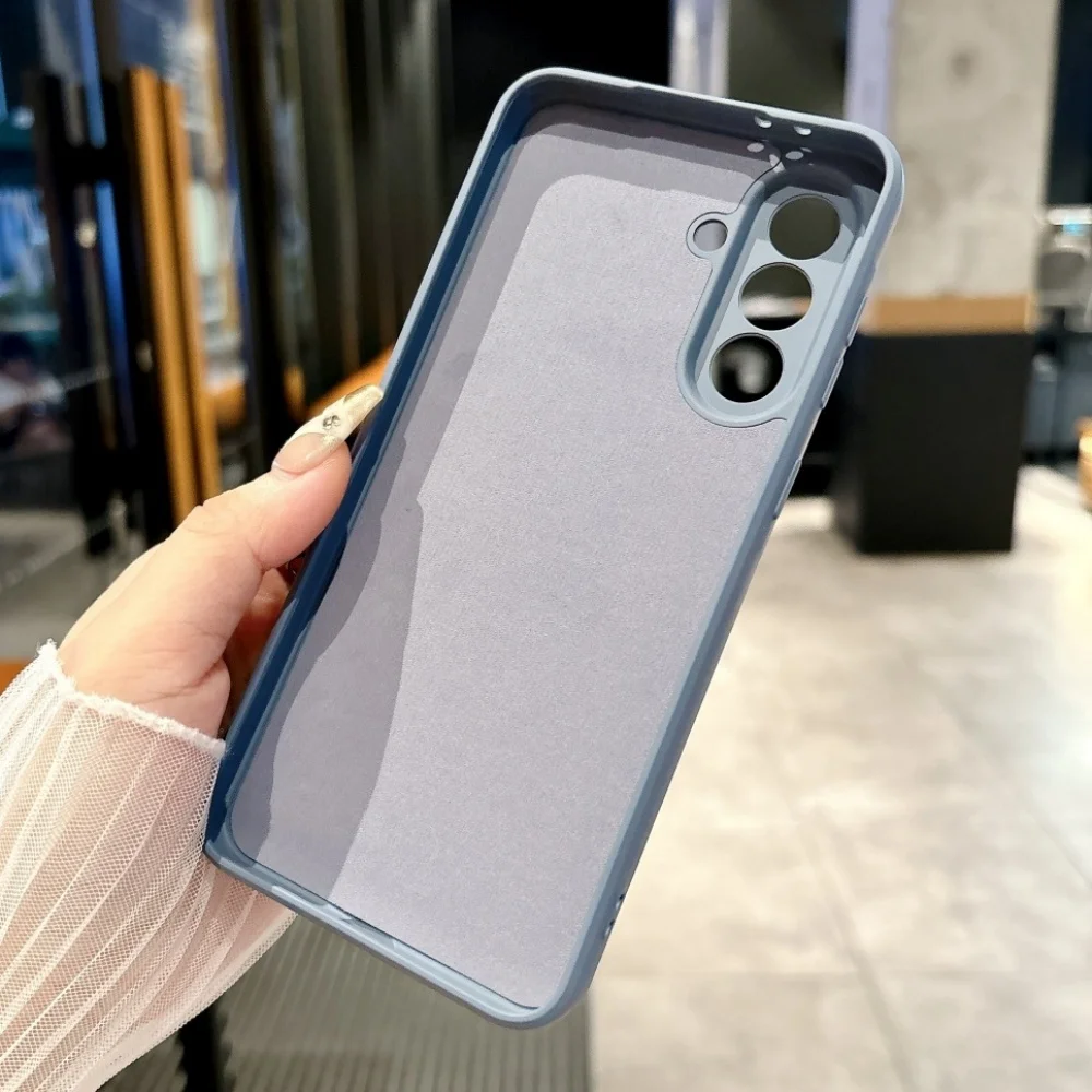 For Samsung Galaxy A56 5G Case Soft Liquid Silicone A56 A36 A16 A55 A35 A15 A26 S25 S24 S26 Ultra Plus FE Shockproof Case Cover