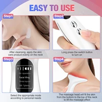 EMS Face Neck Lift Beauty Device Facial Massager LED Double Chin Remover Skin Rejuvenation Tightening Anti Wrinkle 5