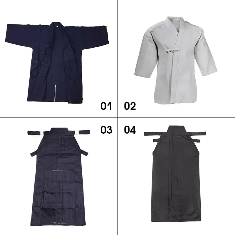 Kendo Uniforms Martial Arts Clothing Kendo Aikido Hapkido Martial Arts Suit Men Women Hakama Aikido Uniforme Kung Fu Taekwondo martial arts uniform