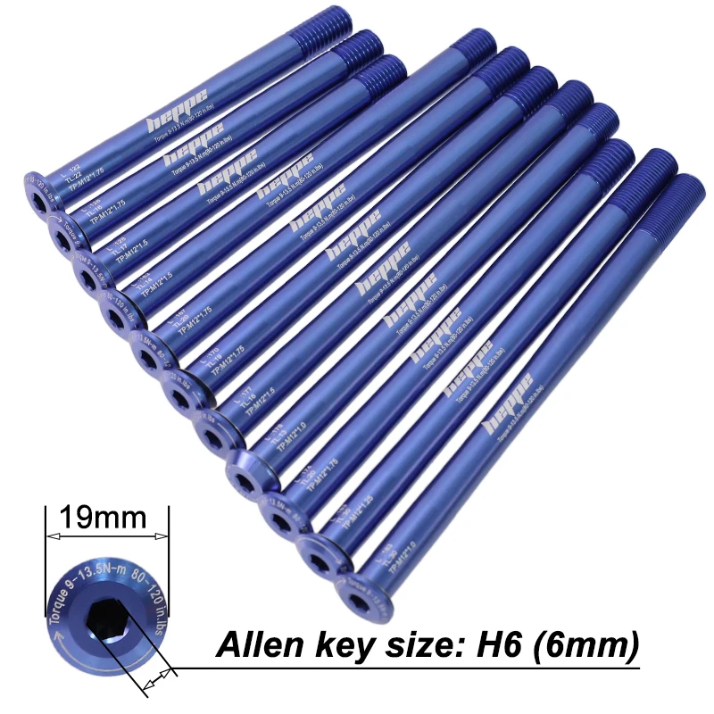 Paire D'axes Traversants 12mm Pour Moyeu VTT/Route – 12x100, 12x142, 12x148, Alu/acier