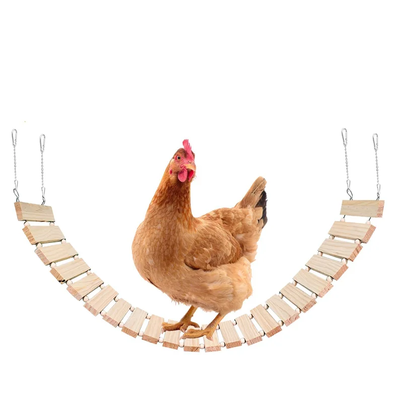 

Chicken Bird Swing,Chicken Perch,Natural Wooden Swing Toys,Wood Stand for Chick,Safe and Relief of Stress,Chicken Coop
