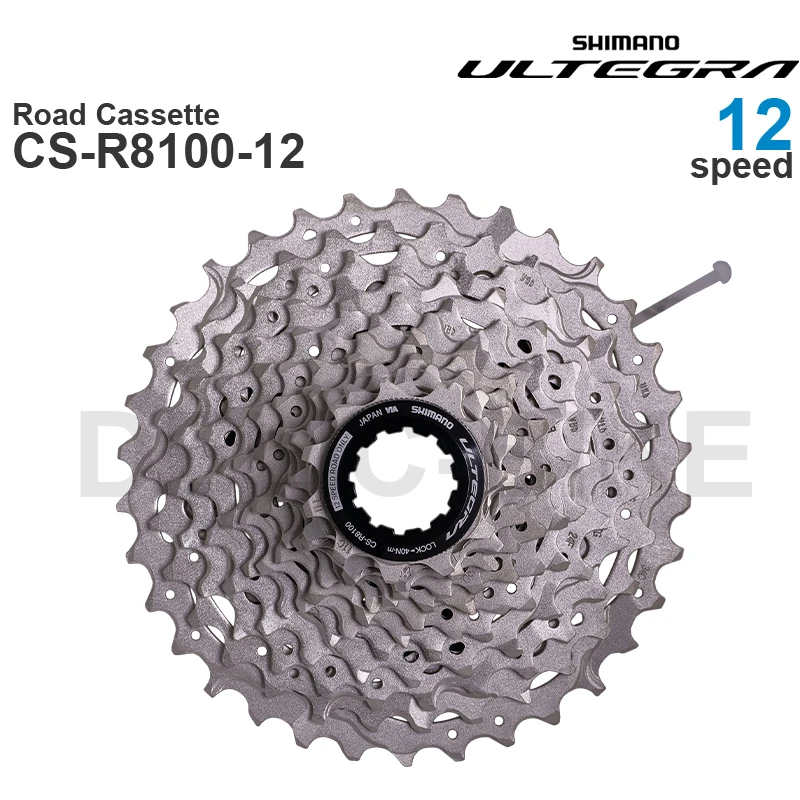 

SHIMANO ULTEGRA 12-speed HYPERGLIDE+ Road Cassette Sprocket CS-R8100-12 CS-R8101-12 11-30T 11-34T Original Parts