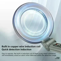 Metal Gold Detector Depth Treasure Hunting Underground Coin Finder DM3005B Security Check Wall Circuit Search