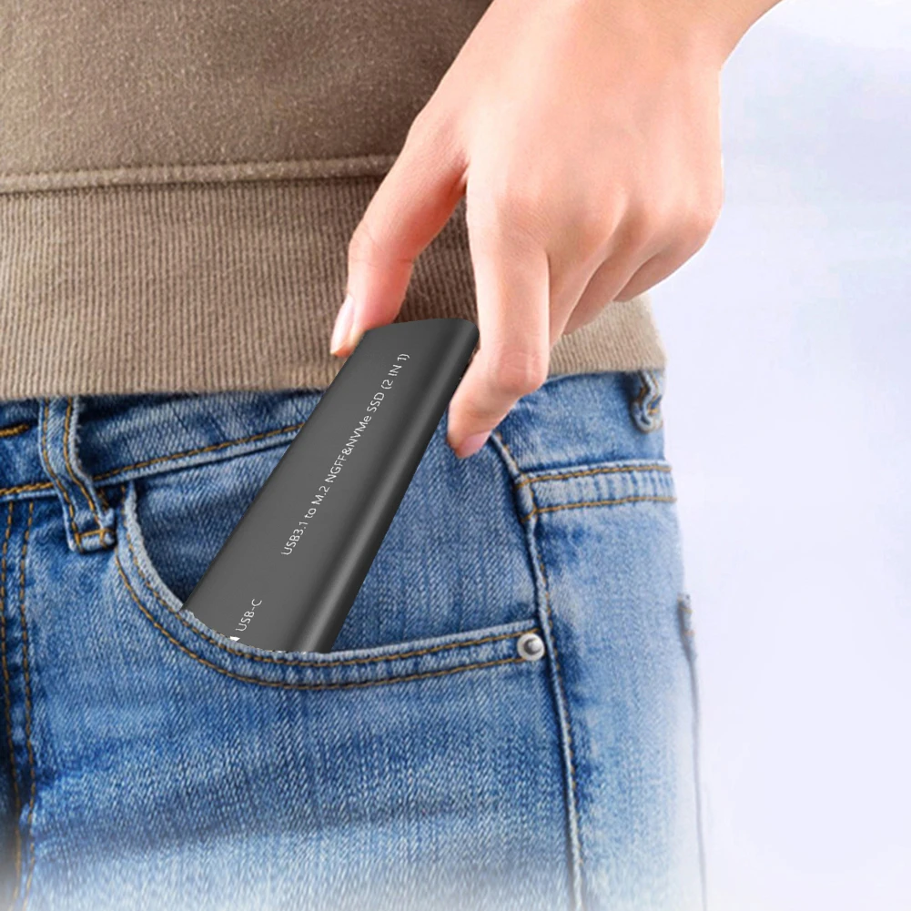 M.2 NGFF/MVMe SSD to USB 3.1  SSD Ŭ, USB3.1 CŸ ޴ SSD ڽ, ˷̴ ձ  M2 SSD ڽ, M.2 M Ű