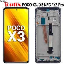 Ensemble écran tactile LCD, 6.67 pouces, NFC, pour Xiaomi Poco X3 Pro, Original=