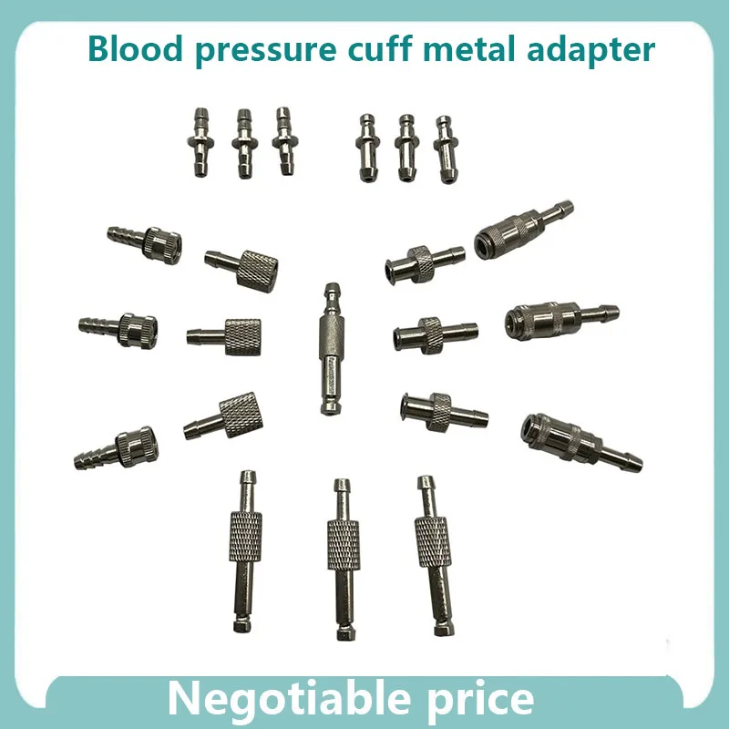 Adatto Per Polsino Per La Pressione Sanguigna Mindray/Philips/Ge/Adattatore Metallico Per Le Vie Aeree Della Pressione Sanguigna Universale 5 Pz/Scato