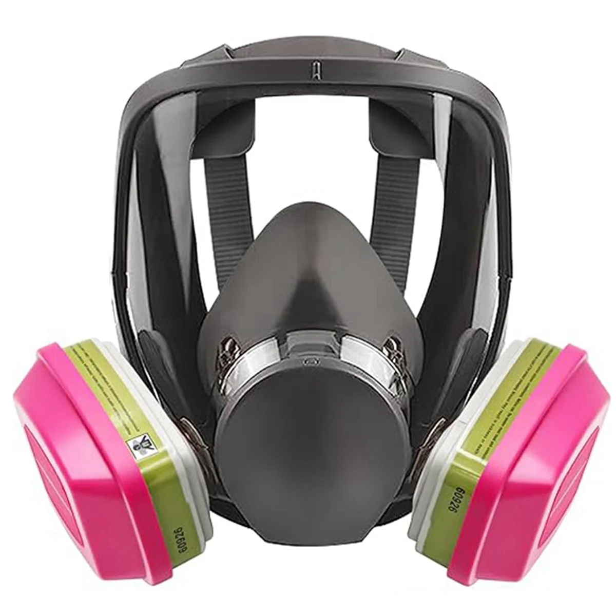 7pcs/Set Full Face Respirator Gas Mask Anti Dust Chemical Safety Mask With 3m Cartridge For