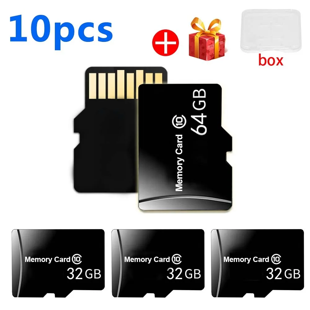 10pcs/lot wholesale SD card card Waterproof 8GB 16GB 32GB 64GB 128GB