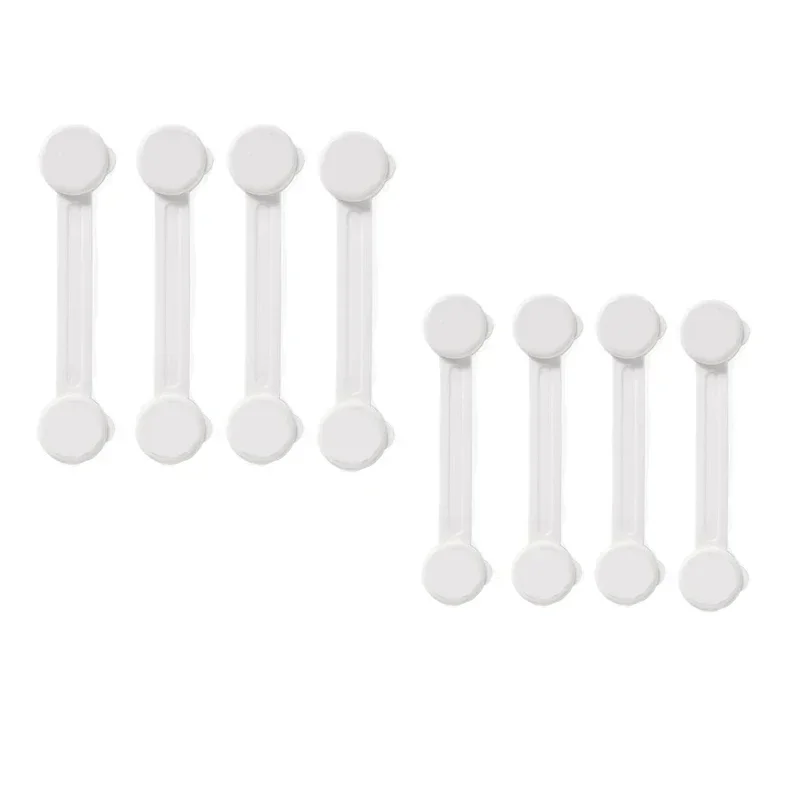 8pcs White