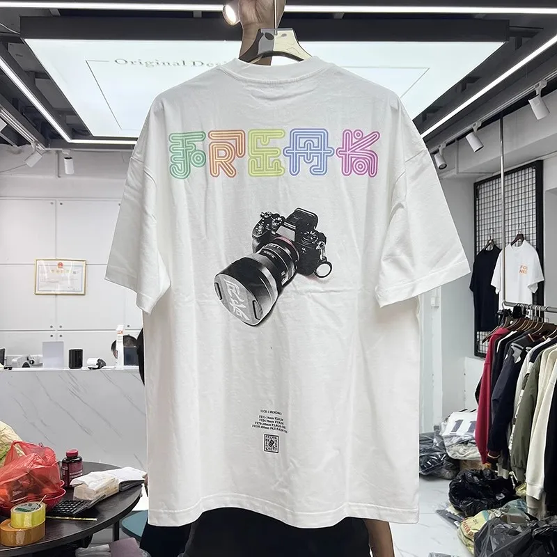 

23SS Streetwear Oversize Saint Michael Print New Style T-Shirt Men Women Best Quality T Shirt Tops Tee
