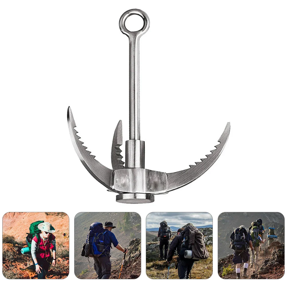 

Camping Survival Hook Claw Rock Climbing Flying Grappling Folding Outdoor Stainless Steel