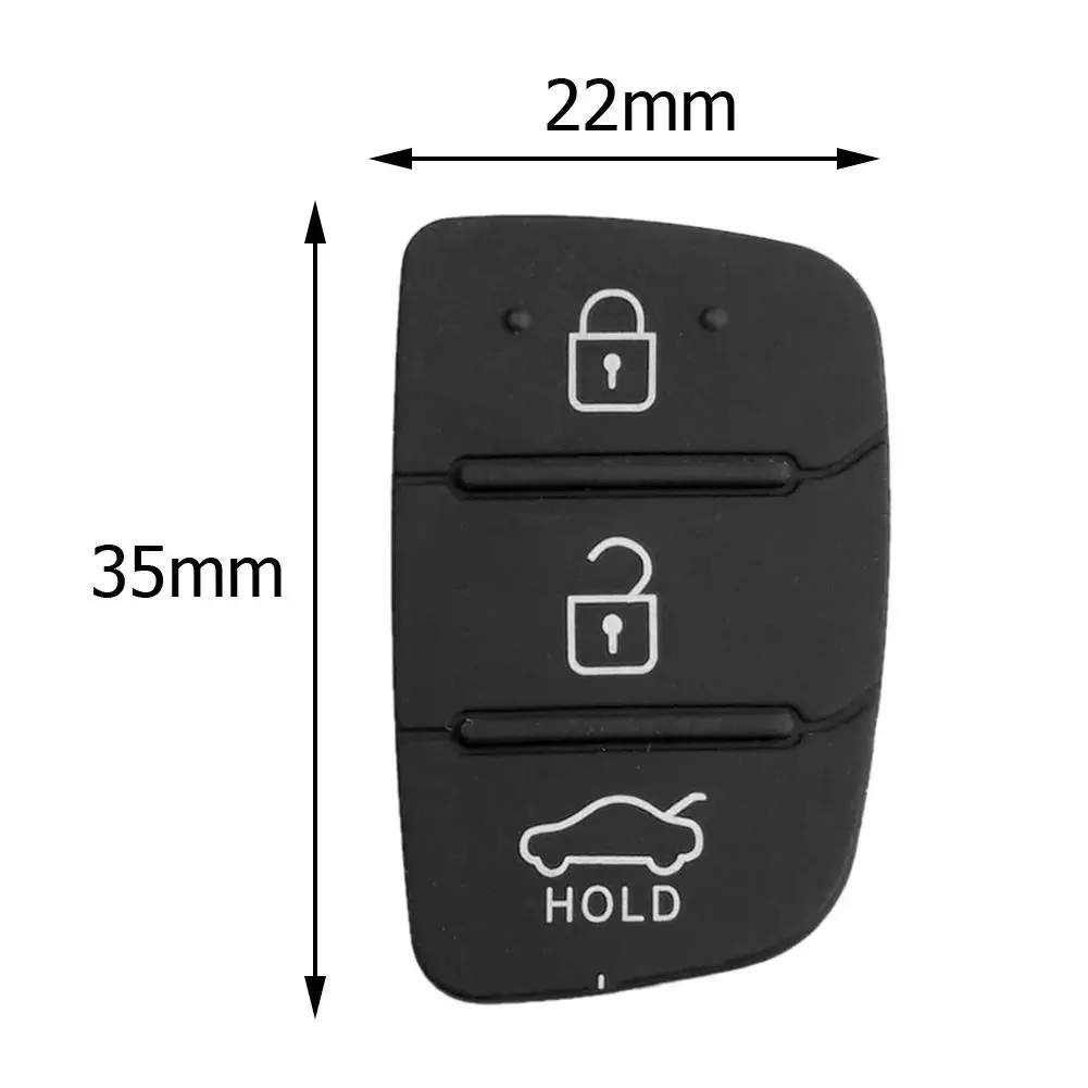 3 Buttons Flip Folding Remote Auto Car Key Shell Blanks Replacement For Hyundai Kia Black For dropshipping