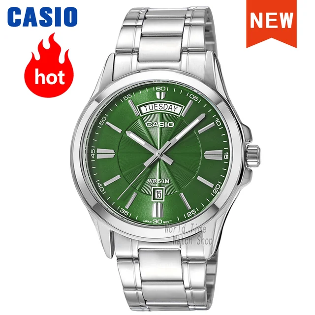 Montre Casio pour hommes, série MTP-1381D, montre à quartz Explosion, montre-bracelet militaire étanche à 50m, relogio masculino 1