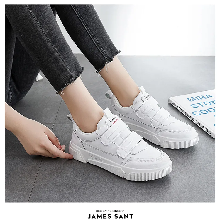 White Velcro White Sneakers White Sneakers Women Velcro Velcro