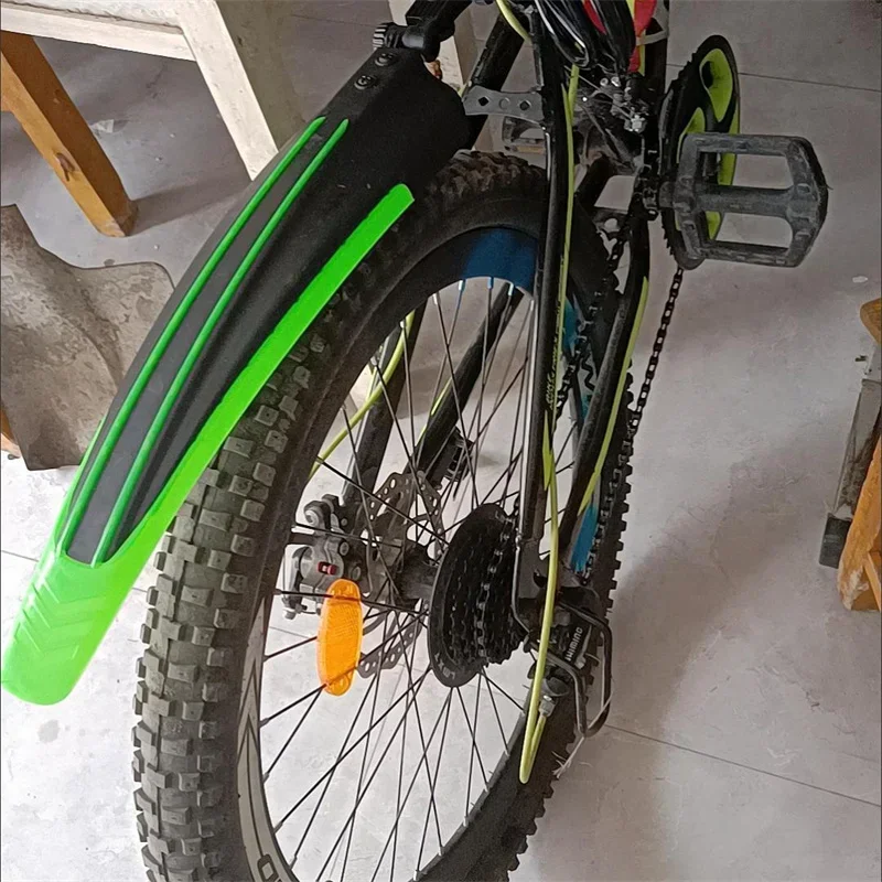 1 Set Bicycle Mudguard Durable Bicycle Fender Adjustable Bike Fender Splash Water Dirt Protection Mountain Bike Front Rear Fend