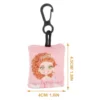 3pcs Keychain Glasses Cloth Suspend Electronic Wipes Screen Phone Cleaning Lens Cleaner Mirror Cloth Fiber Eyeglass Wipe Cloth 6