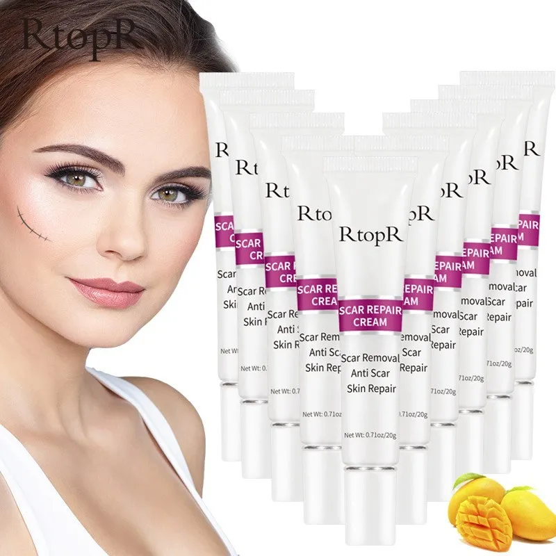 

10pcs RtopR face cream quickly effectively removes acne scars deep care removes impurities whitens skin increases skin vitality