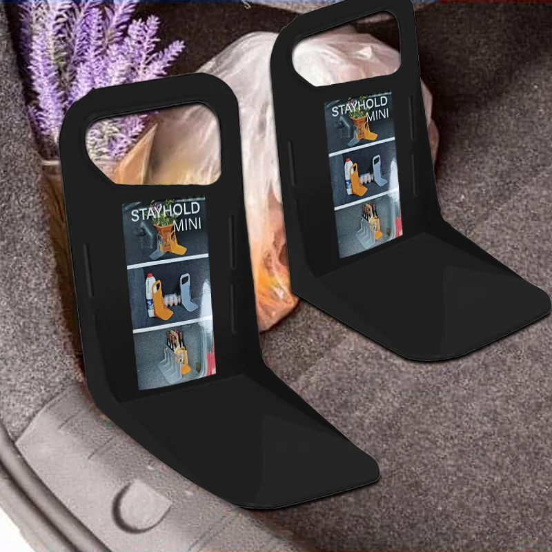 Convenient car trunk divider side divider to store obstacles for beverage fruit items against tipping