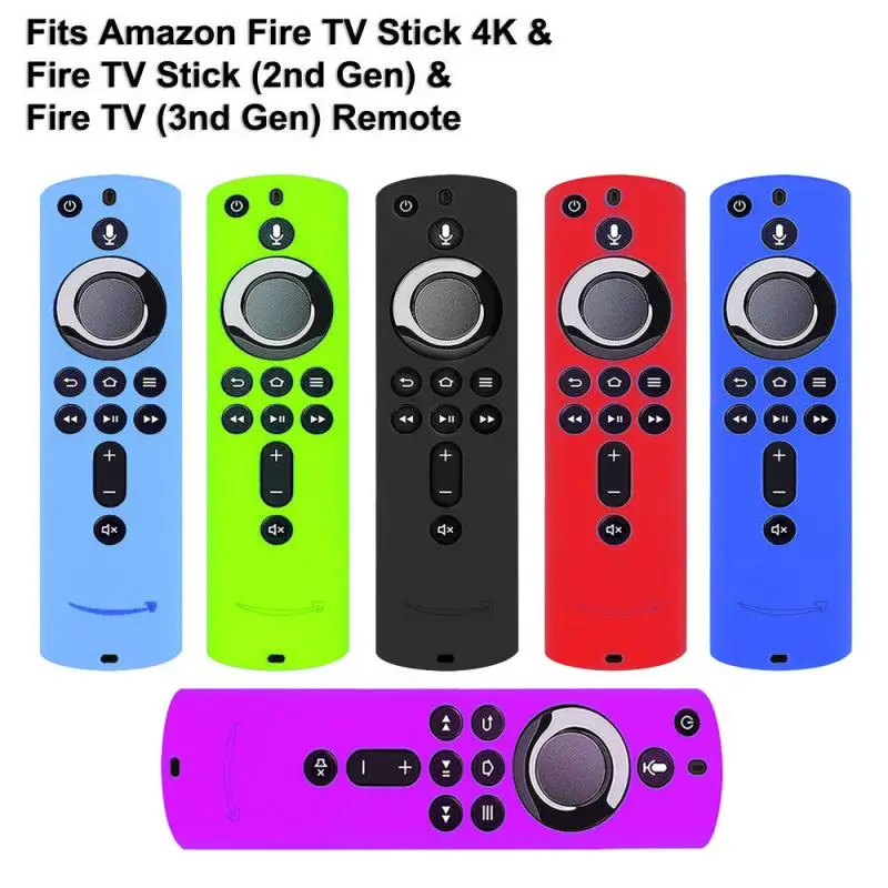 Fundas para mando a distancia Alexa Voice para Fire TV Stick 4K, Fire TV  Stick (2ª Gen), Fire TV (3ª Gen) a prueba de golpes, funda de silicona