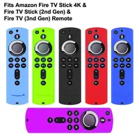 Newest Silicone Case Protective Cover Skin for Amazon Fire TV Stick 4K TV Stick Remote Control Smart TV Shockproof Cover Sleeve 1
