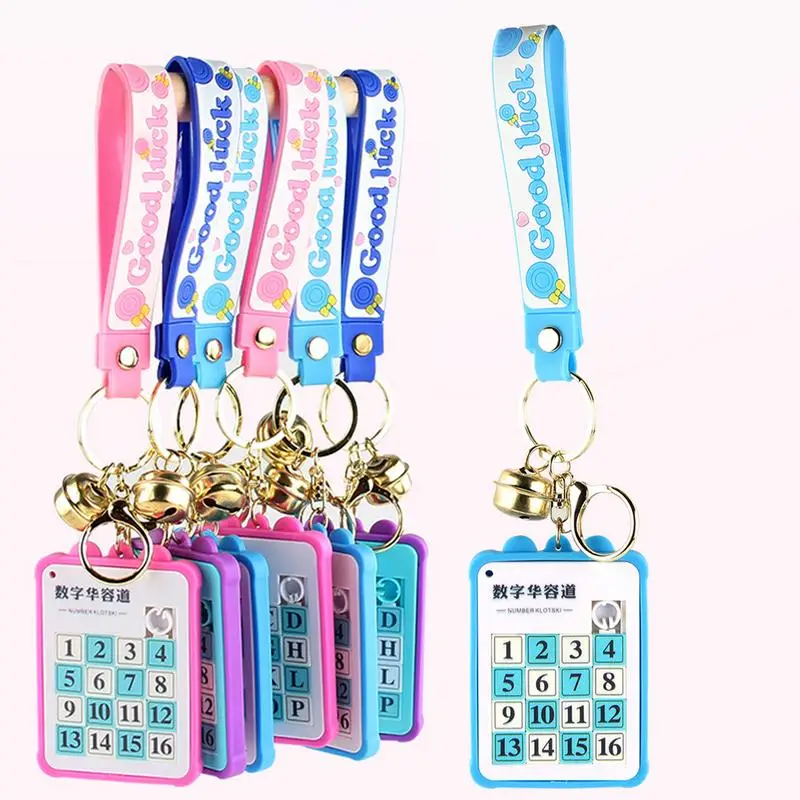 

Number Puzzle Keychain Pendant Brain Teasers Toy Hung Key Chain Decorations Keychain Accessories Gift Tangram Jigsaw Puzzle