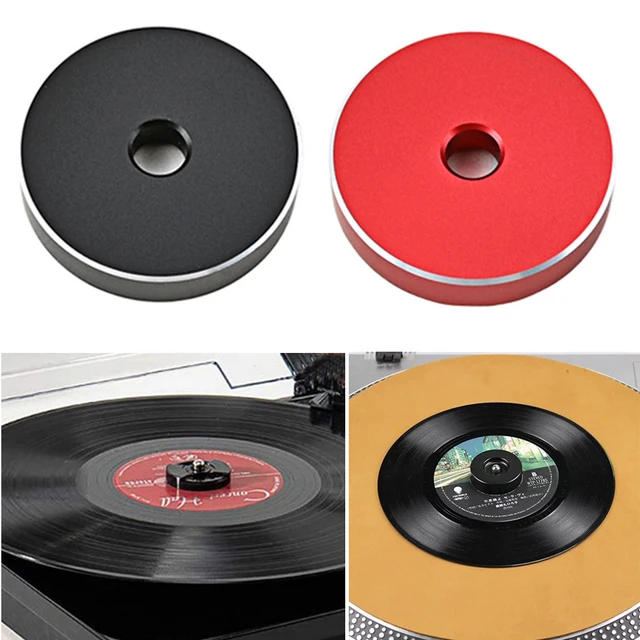 Adaptateur de platine vinyle en aluminium solide, lecteur adaptateur de  disque intermédiaire de 7 pouces 45 tr/min, accessoires de phonographe  durables - AliExpress