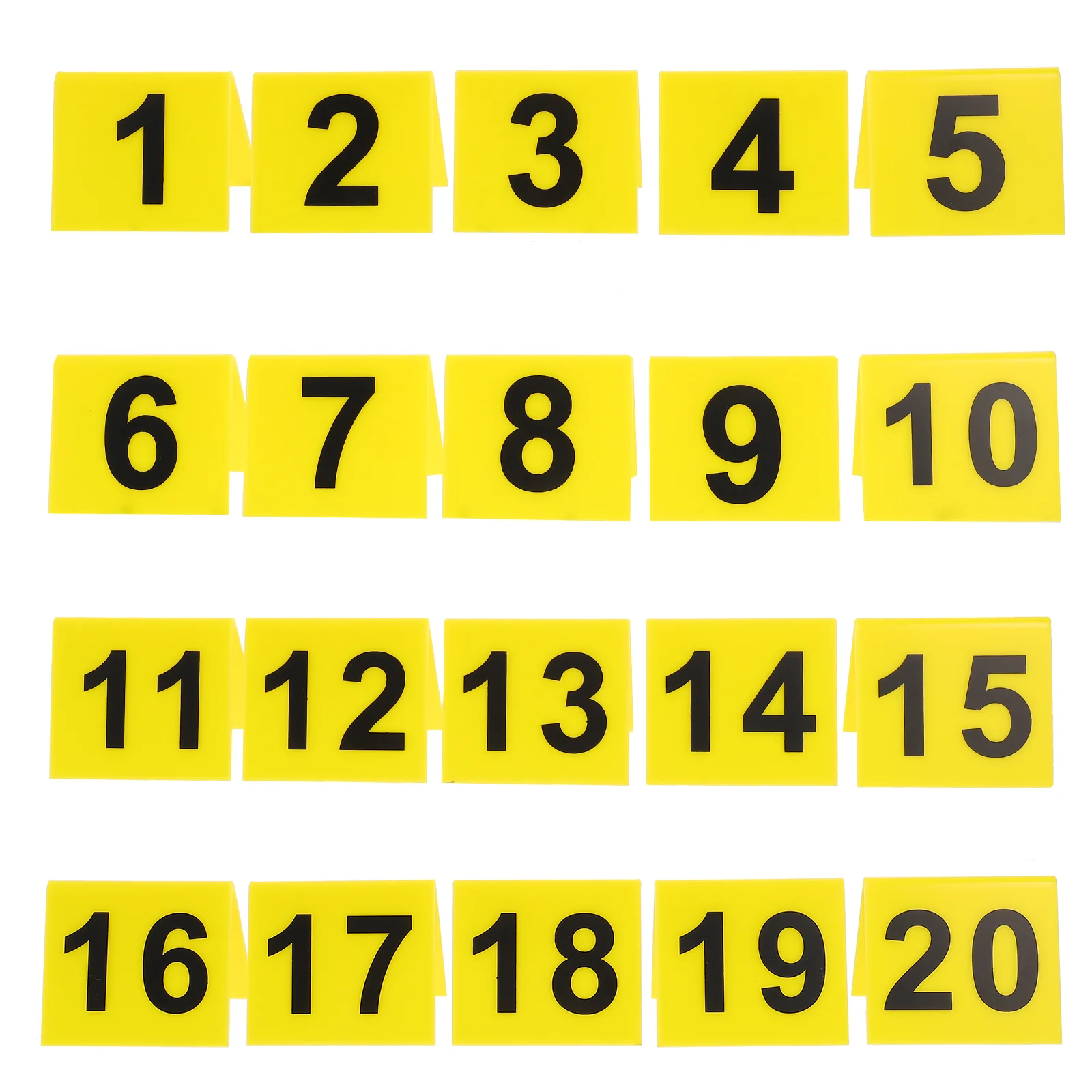 

Acrylic Number Markers Reusable Number 1-20 Markers Restaurant Table Evidence Numbers Markers Home Decor Desk Accessories