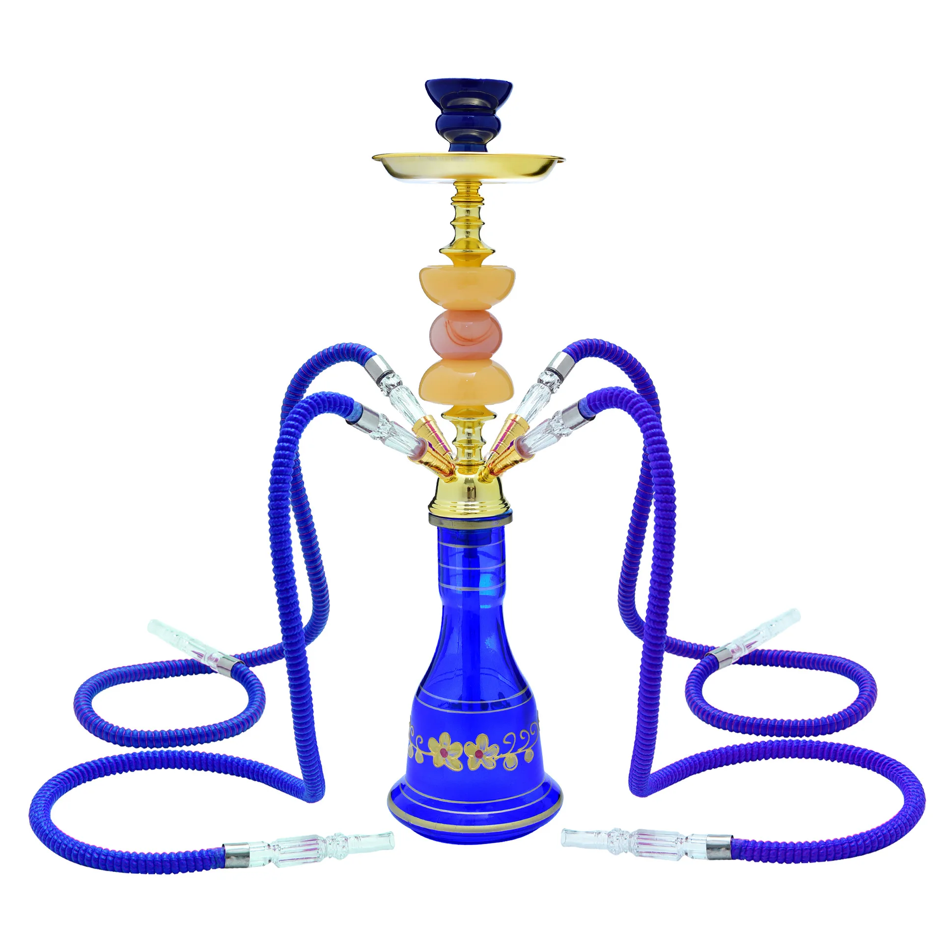 

Four Tubes Pipes Shisha Hookah Delicate Durable Shisha Hookah Glass Metal Made High Quality Hookah Share With Friends