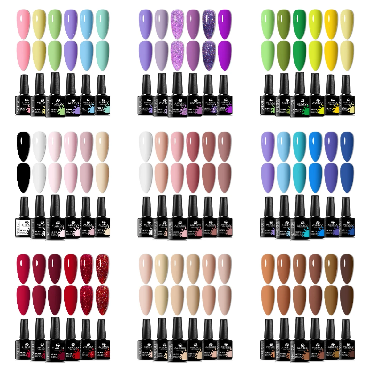 6 Teile Set Nagellack 8ml 1