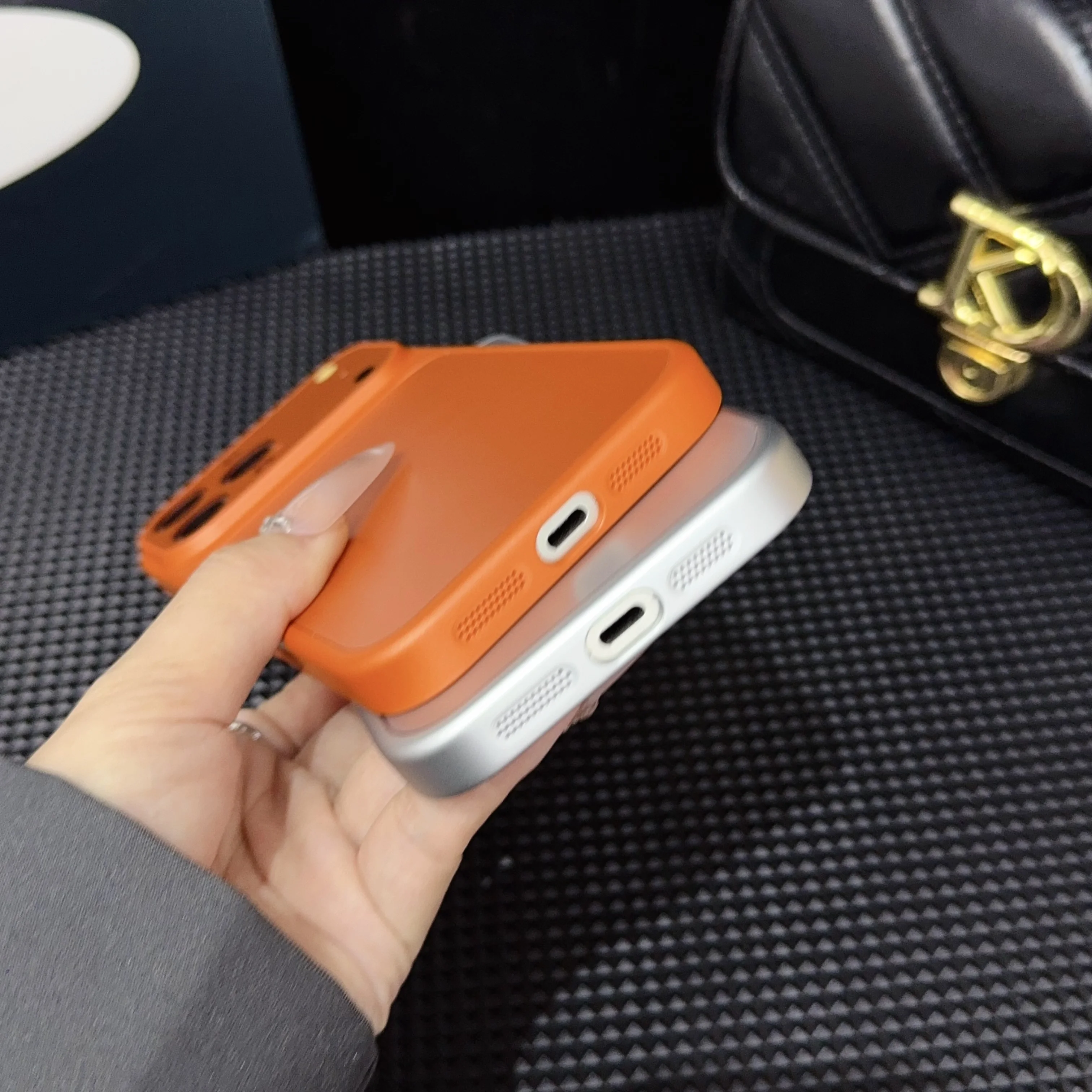 Enhanced Nano Matte Shockproof Phone Case with Original Color Camera Protection