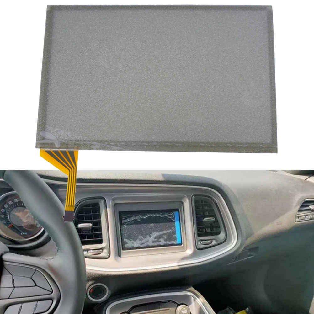 Schermo Multimediale Per Auto Vetro Radio Touch-Screen Vetro 5 \ "Per Dodge Per Fiat 500 2012-2016 Digitizer Pannello Touch Screen Vetro