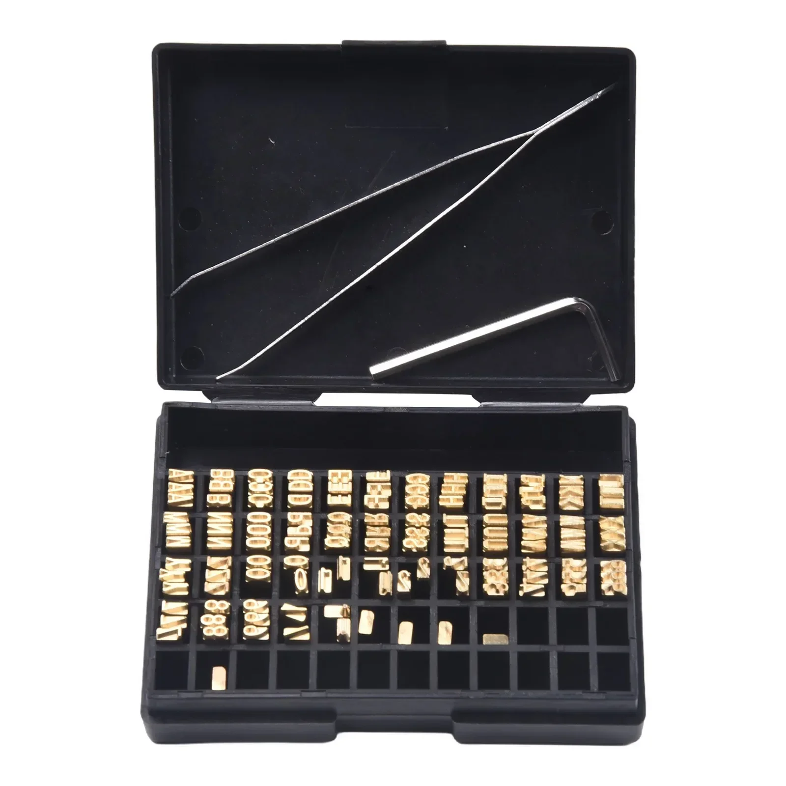 120pcs Pper Character Stamping Machine 2x3x15cm Hot Stamp Pper Letters Thermal Ribbon Printing Font Power Tools Accessories