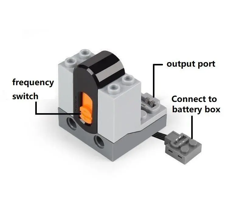 Technische Elektronische Bausteine MOC Umbau-Zubehör Mikromotor RC Power Functions Teile Kreative DIY Auto-Bausteine Spielzeug – Detail 10