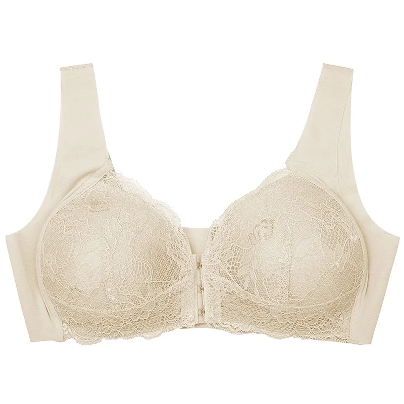 Plus Size L-5XL Front Buckle Maternity Bra Wirefree Nursing Bras Seamless Vest for Pregnant Women Underwear Breastfeeding Bra 3