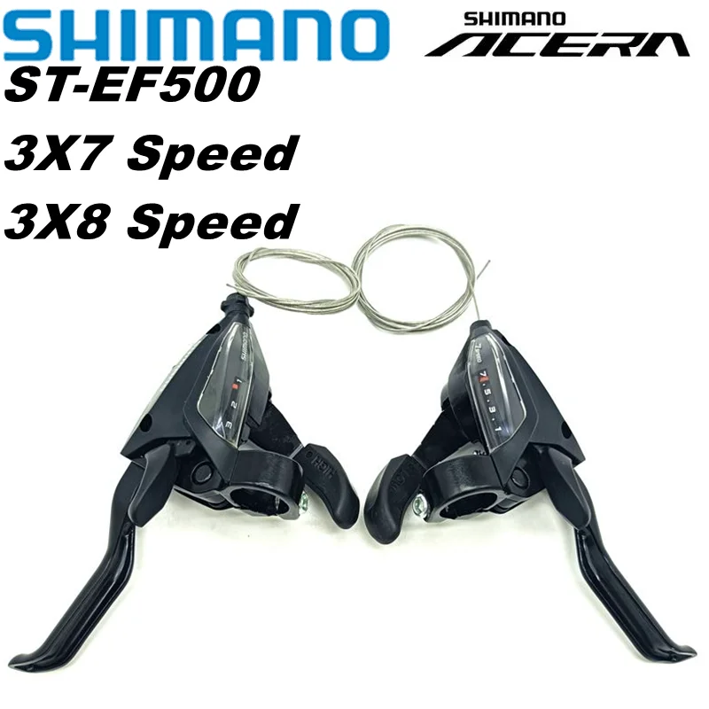 SHIMANO ST EF500 Trigger Shifter brake Shift Levers 3x7S 3x8 Speed MTB bicycle bike shifters ST-EF500