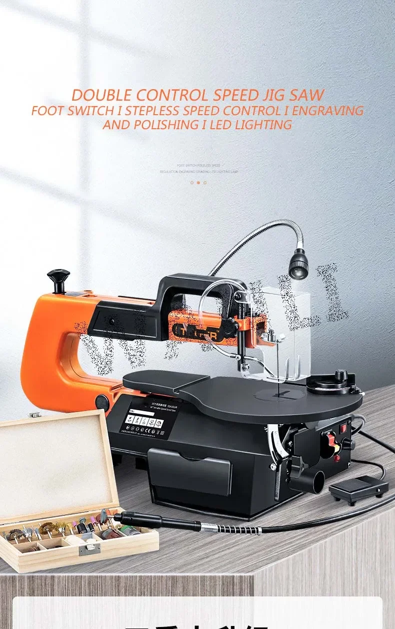 220v New New 16 Inch Electric Saw Table Saw Pull Jig 220V/120W Multi-Function Ad
